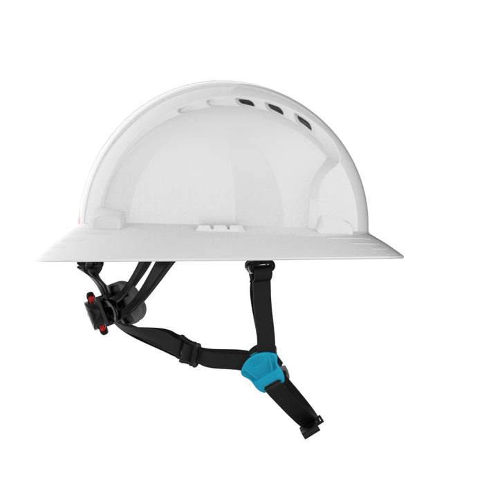 JSP® Evolution® Full Brim Vented Hard Hat - 6 Point Suspension - 280-EV6262V-CH