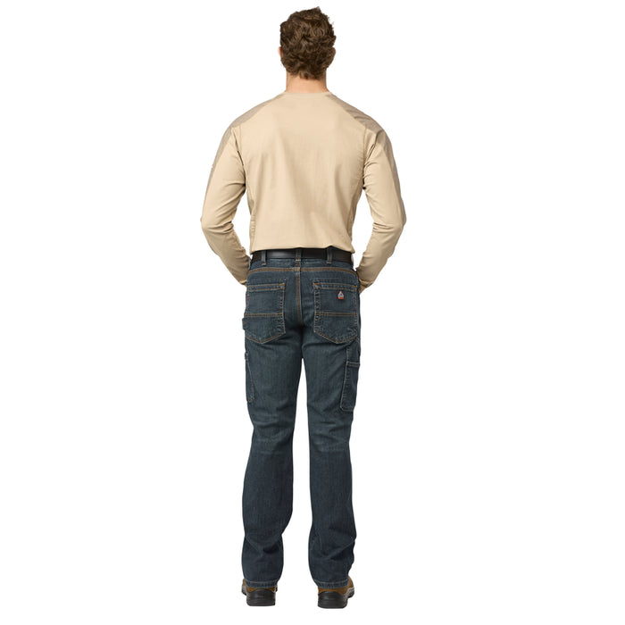 Bulwark® FR Men's Lightweight Flex Knit Henley CAT 2 - STL2
