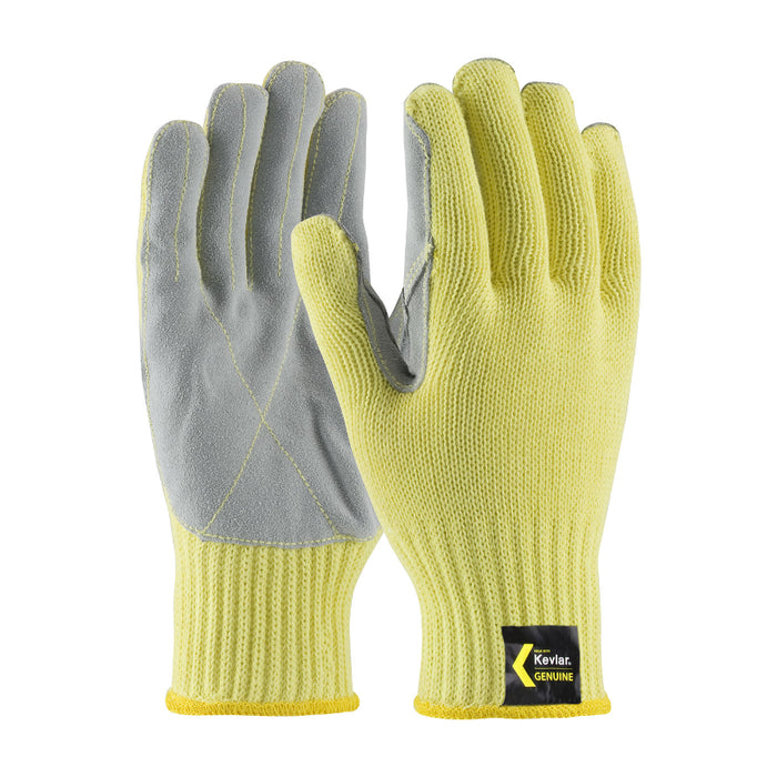 Kut Gard® Cut Resistant Gloves - ANSI Cut Level A4 - Knit Wrist - Yellow - 09-K300LP