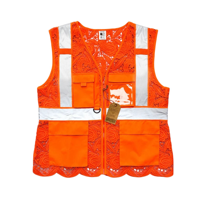 Lace Safety Vest® Women's Class 2 Four Pockets Zipper Vest - VEST002