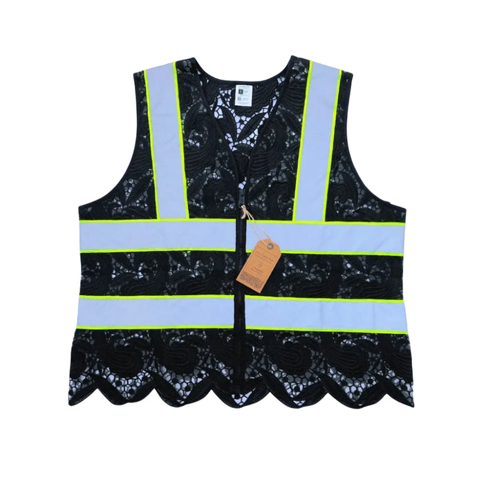 Lace Safety Vest® Women's Class 2 No Pockets Zippper Vest - VEST002