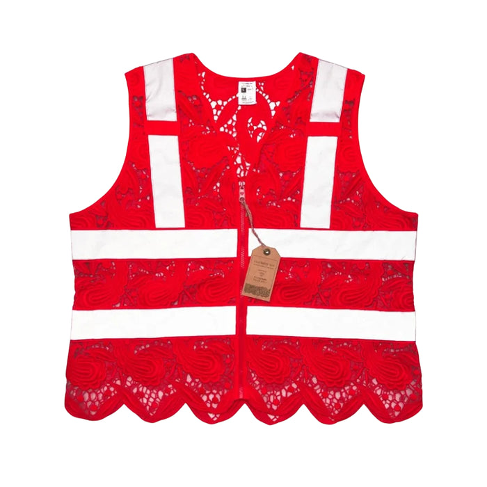 Lace Safety Vest® Women's Class 2 No Pockets Zippper Vest - VEST002
