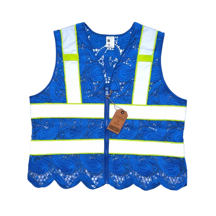Lace Safety Vest® Women's Class 2 No Pockets Zippper Vest - VEST002