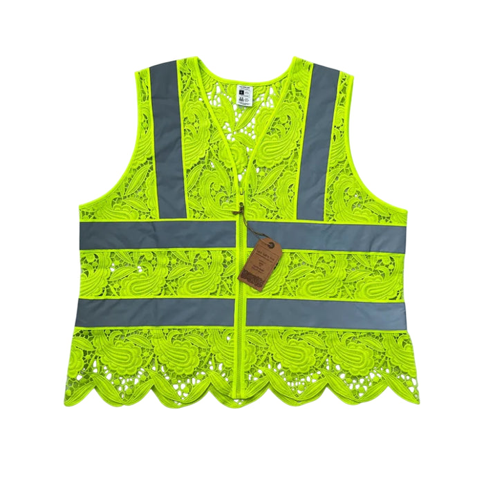 Lace Safety Vest® Women's Class 2 No Pockets Zippper Vest - VEST002