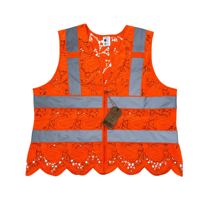 Lace Safety Vest® Women's Class 2 No Pockets Zippper Vest - VEST002