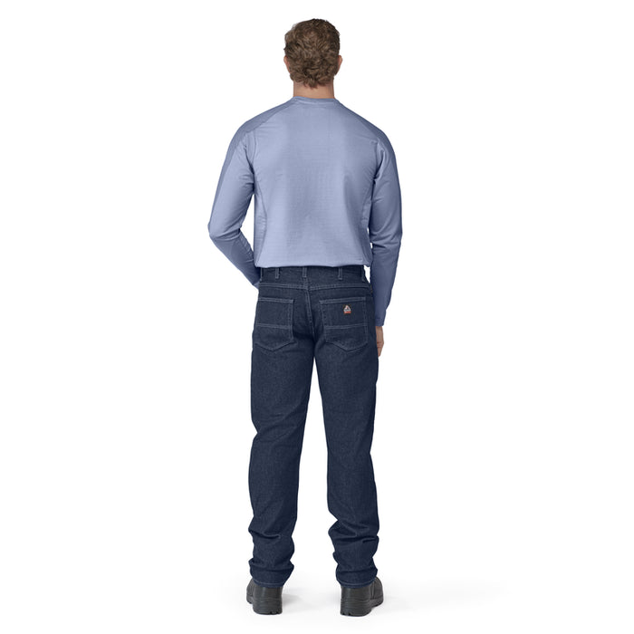 Bulwark® FR Men's Lightweight Flex Knit Henley CAT 2 - STL2