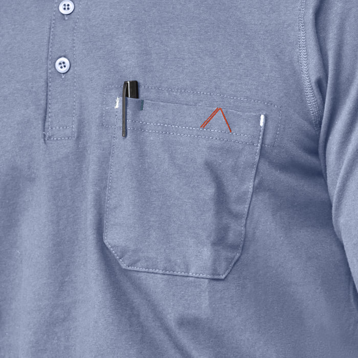 Bulwark® FR Men's Lightweight Flex Knit Henley CAT 2 - STL2