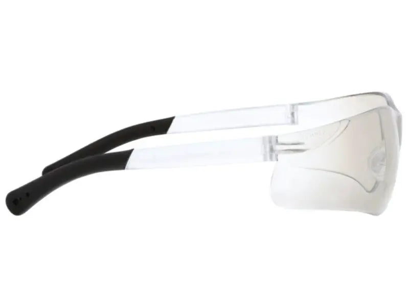 MCR Safety BearKat BK3 Safety Glasses - Clear Temples - Indoor/Outdoor Mirror Lens - BK319