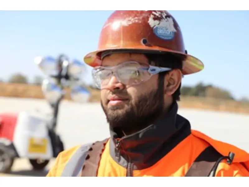 MCR Safety Law OTG Safety Glasses - Silver Temples - Clear Anti-Fog Lens - OG110AF