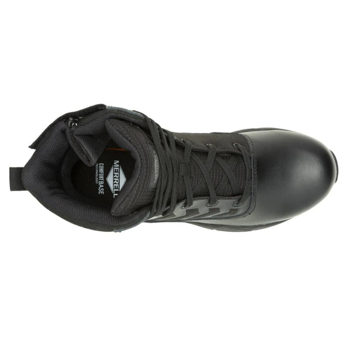 Merrell® Men's 8" Fullbench Tactical Zip Waterproof Soft Toe Shoes - J007847