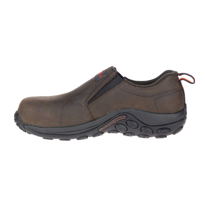 Merrell® Men's Jungle Moc Leather Composite Toe Waterproof Shoe - J099381