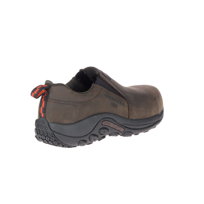 Merrell® Men's Jungle Moc Leather Composite Toe Waterproof Shoe - J099381