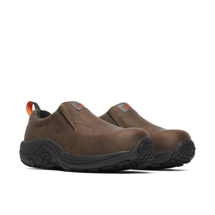 Merrell® Men's Jungle Moc Leather Composite Toe Waterproof Shoe - J099381