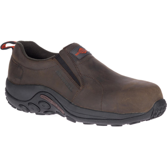 Merrell® Men's Jungle Moc Leather Composite Toe Waterproof Work Shoes
