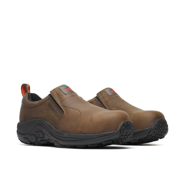 Merrell® Men's Jungle Moc Leather Composite Toe Waterproof Work Shoes