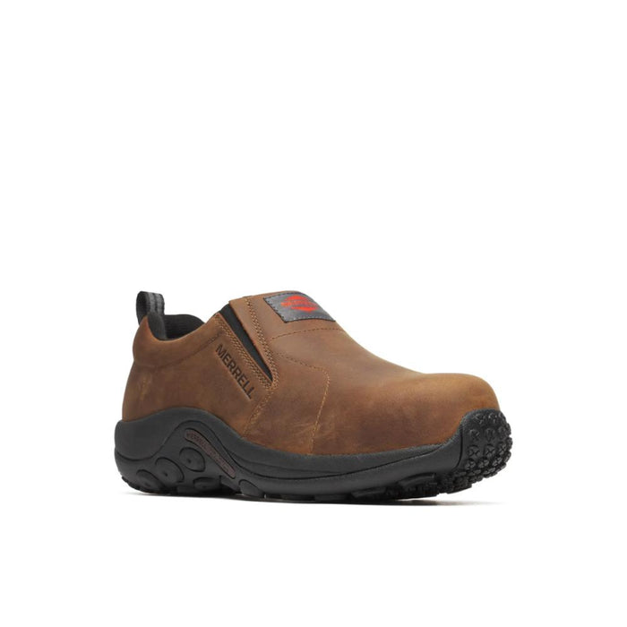 Merrell® Men's Jungle Moc Leather Hi-Vis Carbon Fiber Toe Waterproof Shoes