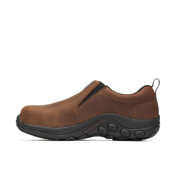 Merrell® Men's Jungle Moc Leather Hi-Vis Carbon Fiber Toe Waterproof Shoes