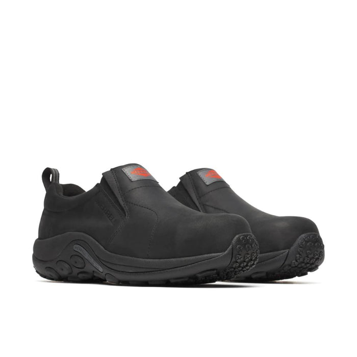 Merrell® Men's Jungle Moc Leather Hi-Vis Carbon Fiber Toe Waterproof Shoes