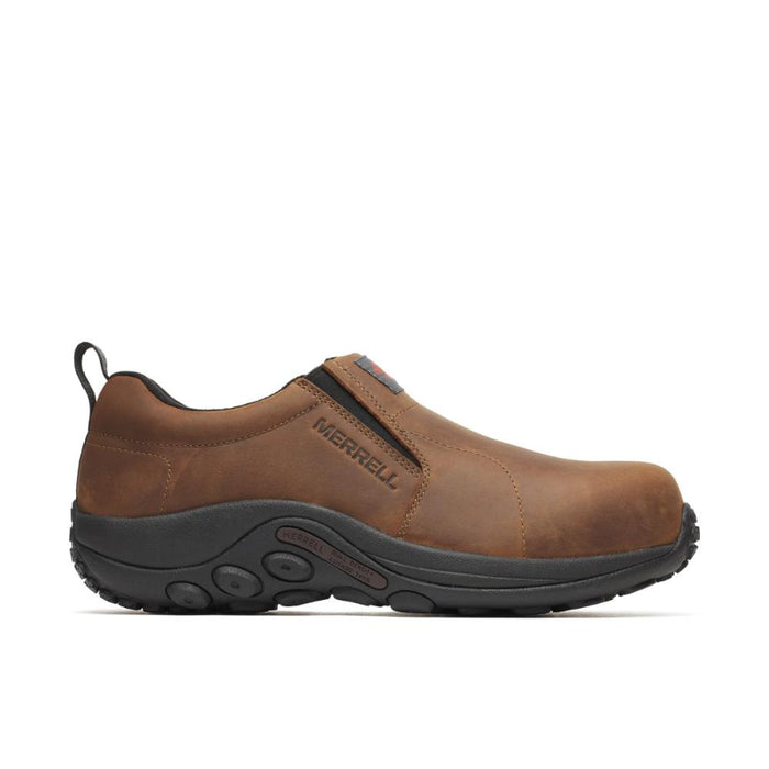 Merrell® Men's Jungle Moc Leather Hi-Vis Carbon Fiber Toe Waterproof Shoes