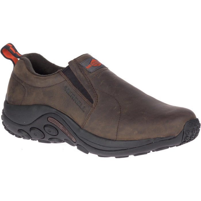 Merrell® Men's Jungle Moc Leather Slip Resistant Waterproof Work Shoe - J099323