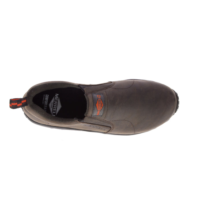 Merrell® Men's Jungle Moc Leather Slip Resistant Waterproof Work Shoe - J099323