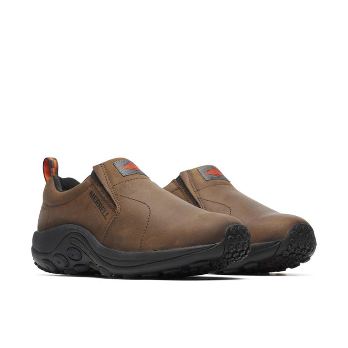 Merrell® Men's Jungle Moc Leather Slip Resistant Waterproof Work Shoe - J099323