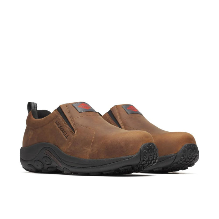 Merrell® Women's Jungle Moc Leather Hi-Vis Carbon Fiber Toe Waterproof Shoes - J007820