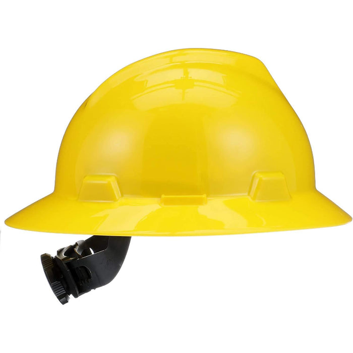 MSA® Safety V-Gard Full Brim Hard Hat - Fas-Trac Suspension - 475366