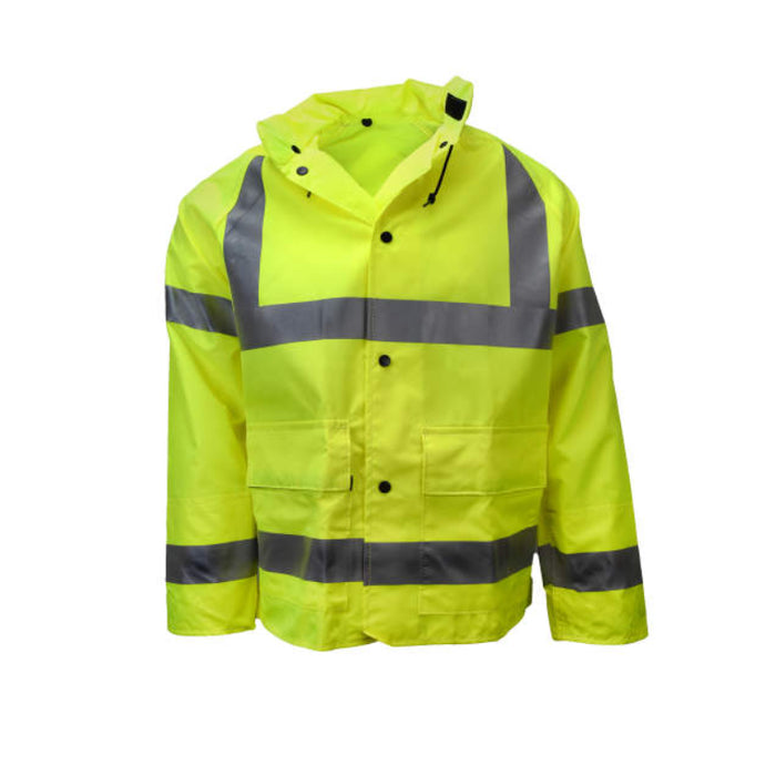 Neese High Visibility Waterproof Safety Jacket - ANSI Class 3 - Type R - 7002AJ