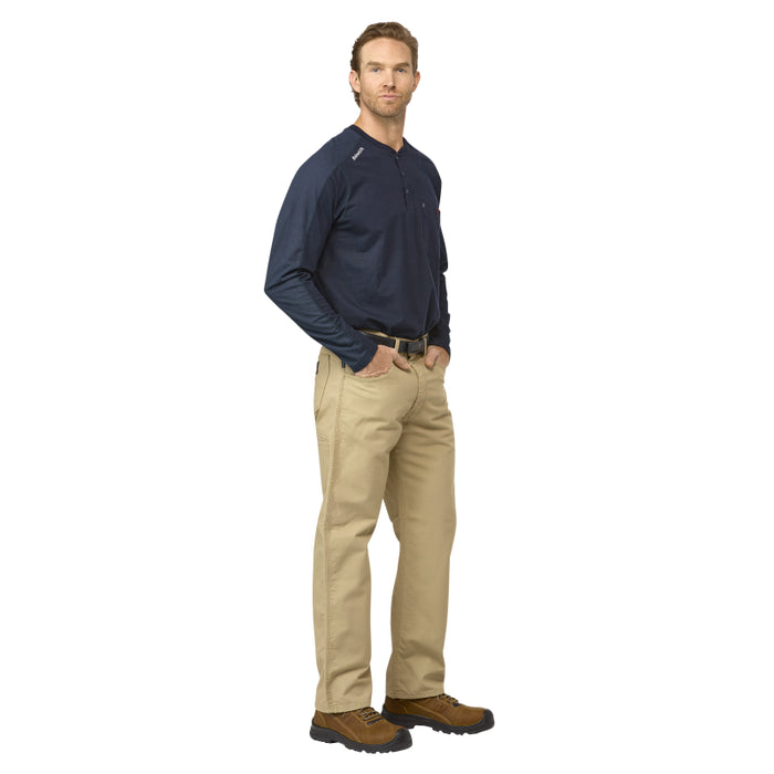 Bulwark® FR Men's Lightweight Flex Knit Henley CAT 2 - STL2
