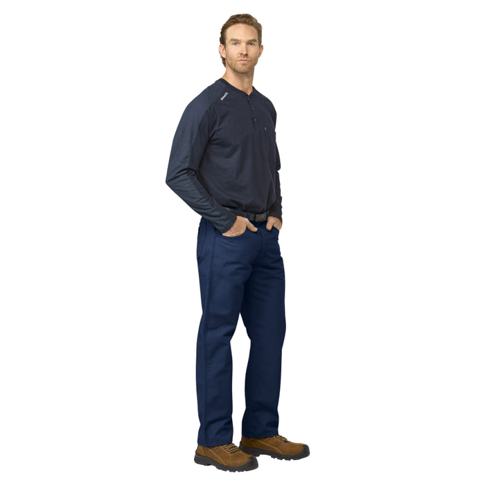 Bulwark® FR Men's Lightweight Flex Knit Henley CAT 2 - STL2