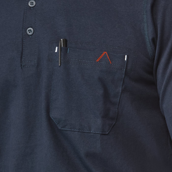 Bulwark® FR Men's Lightweight Flex Knit Henley CAT 2 - STL2