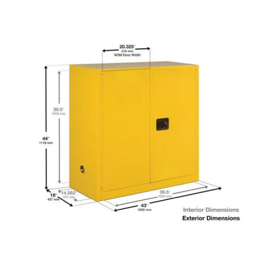 yellow-40-gallon-paint-ink-storage-safety-cabinet-1-self-closing-door-3-shelves