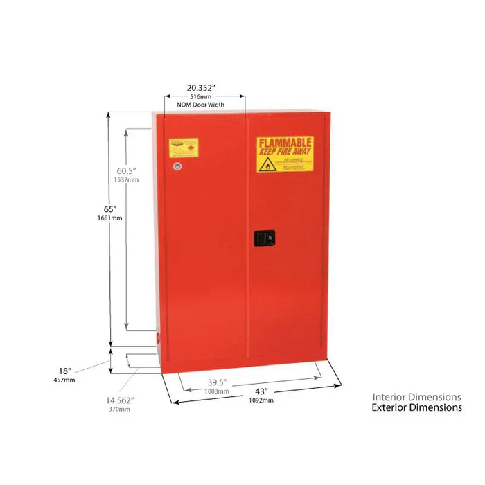 red-60-gallon-paint-ink-storage-safety-cabinet-2-self-closing-door-5-shelves