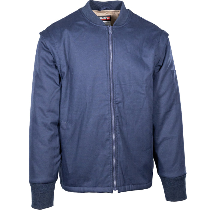 PIP® 4-in-1 Flame Resistant Ripstop Jacket with Zip-Out Liner - Navy- 385-FRFC