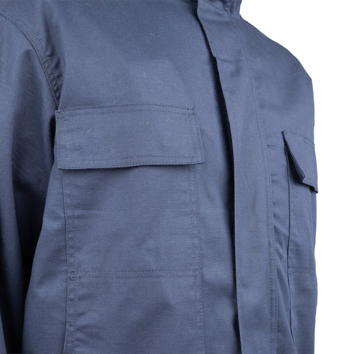 PIP® 4-in-1 Flame Resistant Ripstop Jacket with Zip-Out Liner - Navy- 385-FRFC