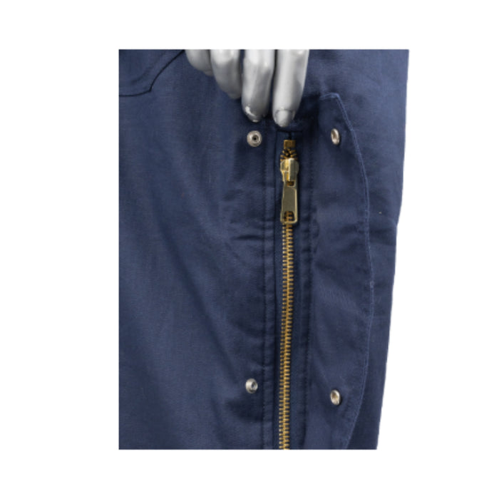 PIP®  AR/FR Dual-Certified Insulated Bib Overall - 33 cal/cm2 - Navy - 385-FRBO