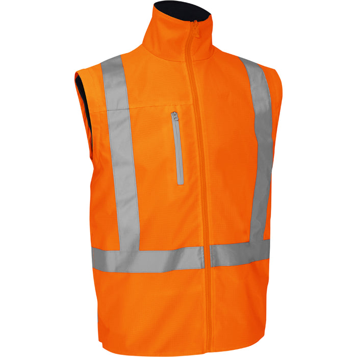 Bisley® Hi Vis 5-in-1 Class 3 Ripstop Jacket with Zip-Out Class 2 Inner Jacket - 333M6375H
