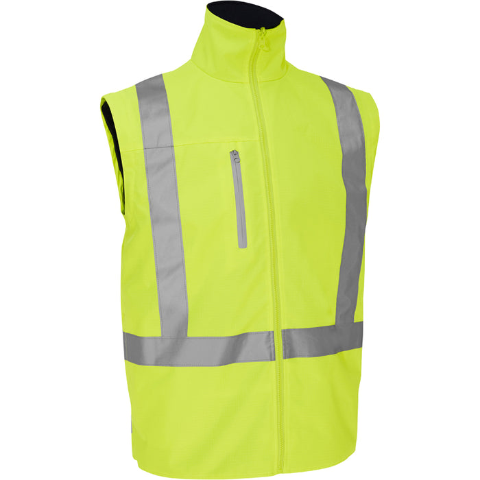 Bisley® Hi Vis 5-in-1 Class 3 Ripstop Jacket with Zip-Out Class 2 Inner Jacket - 333M6375H