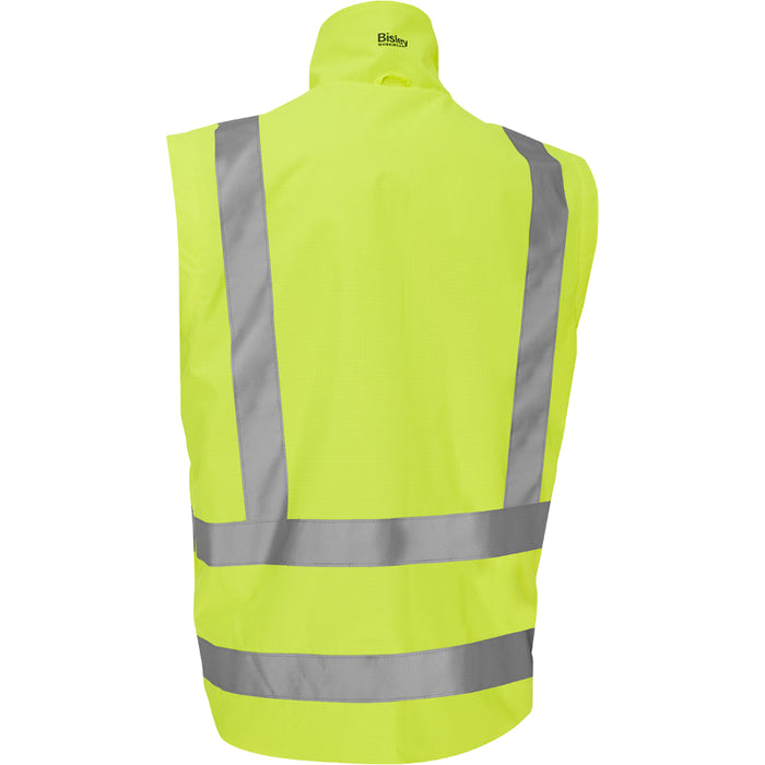 Bisley® Hi Vis 5-in-1 Class 3 Ripstop Jacket with Zip-Out Class 2 Inner Jacket - 333M6375H