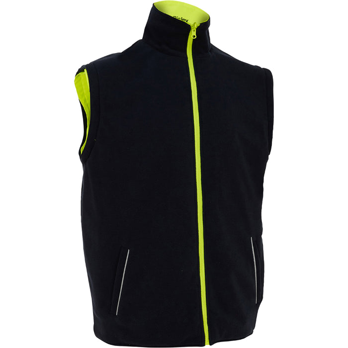 Bisley® Hi Vis 5-in-1 Class 3 Ripstop Jacket with Zip-Out Class 2 Inner Jacket - 333M6375H