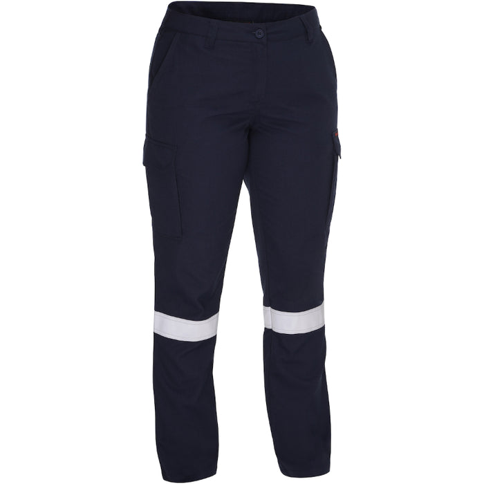 Bisley® Hi Vis FR Women's Cargo Pant - Navy - 385WFRCS