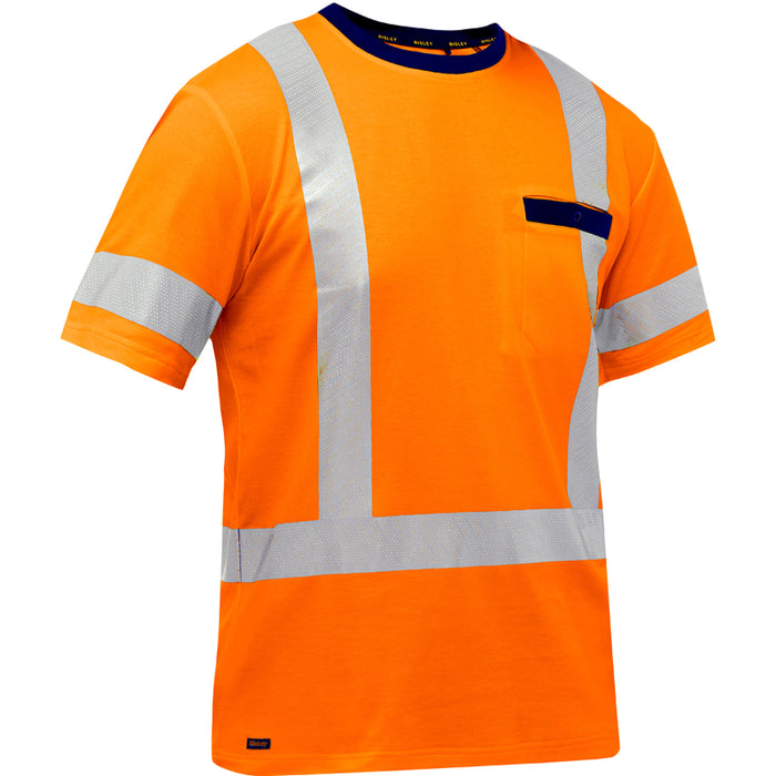 Bisley® Hi Vis Short Sleeve T-Shirt - ANSI Class 3 Type R - 313M1118H