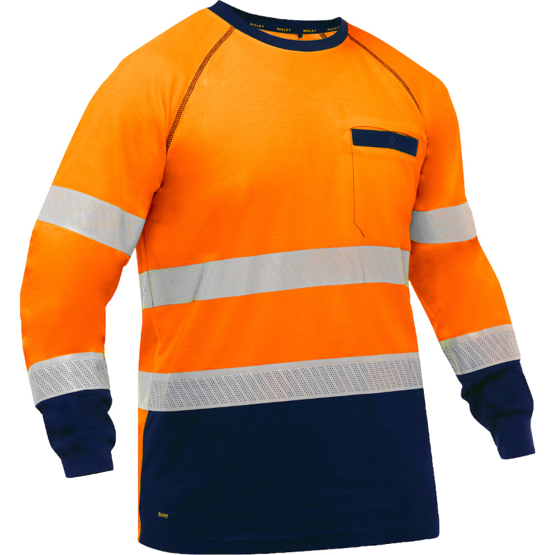 Bisley® Hi Vis Two Tone Long Sleeve Shirt - ANSI Class 3 Type R - 313M ...