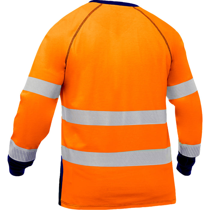 Bisley® Hi Vis Two Tone Long Sleeve Shirt - ANSI Class 3 Type R - 313M6118T