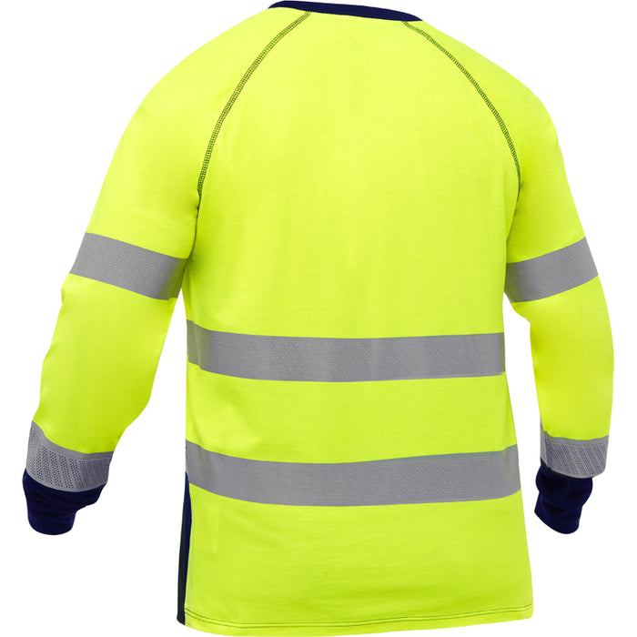 Bisley® Hi Vis Two Tone Long Sleeve Shirt - ANSI Class 3 Type R - 313M6118T