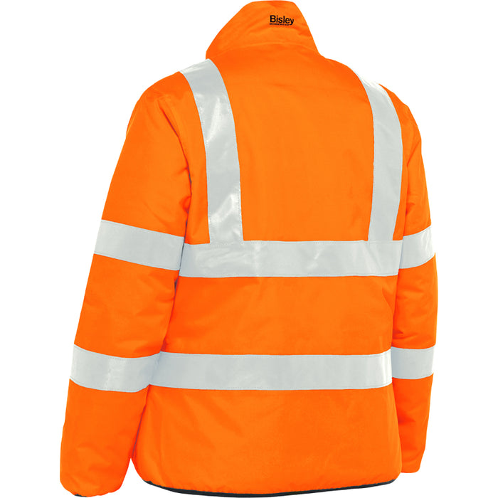 Bisley® Hi Vis Women's Contoured Reversible Puffer Jacket - ANSI Class 3 Type R - 333W6350H