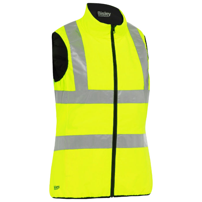 Bisley® Hi Vis Women's Contoured Reversible Puffer Vest - ANSI Class 2 Type R - 332W0330H