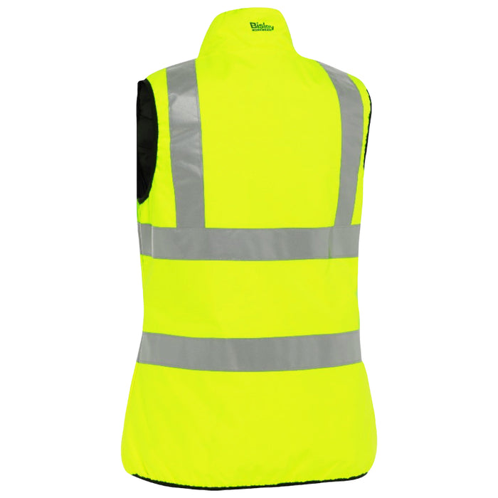 Bisley® Hi Vis Women's Contoured Reversible Puffer Vest - ANSI Class 2 Type R - 332W0330H