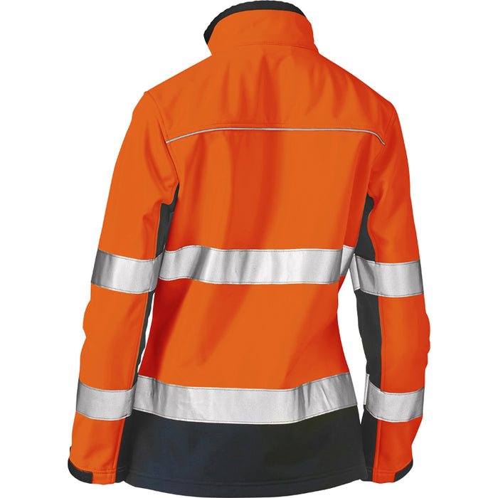 Bisley® Hi Vis Women's Contoured Softshell Jacket - ANSI Class 2 Type R - 333W6059T